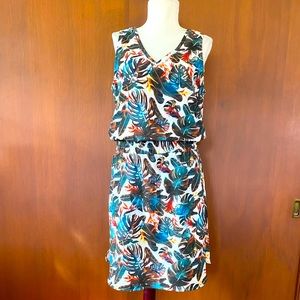 Kavu palm leaf print dress